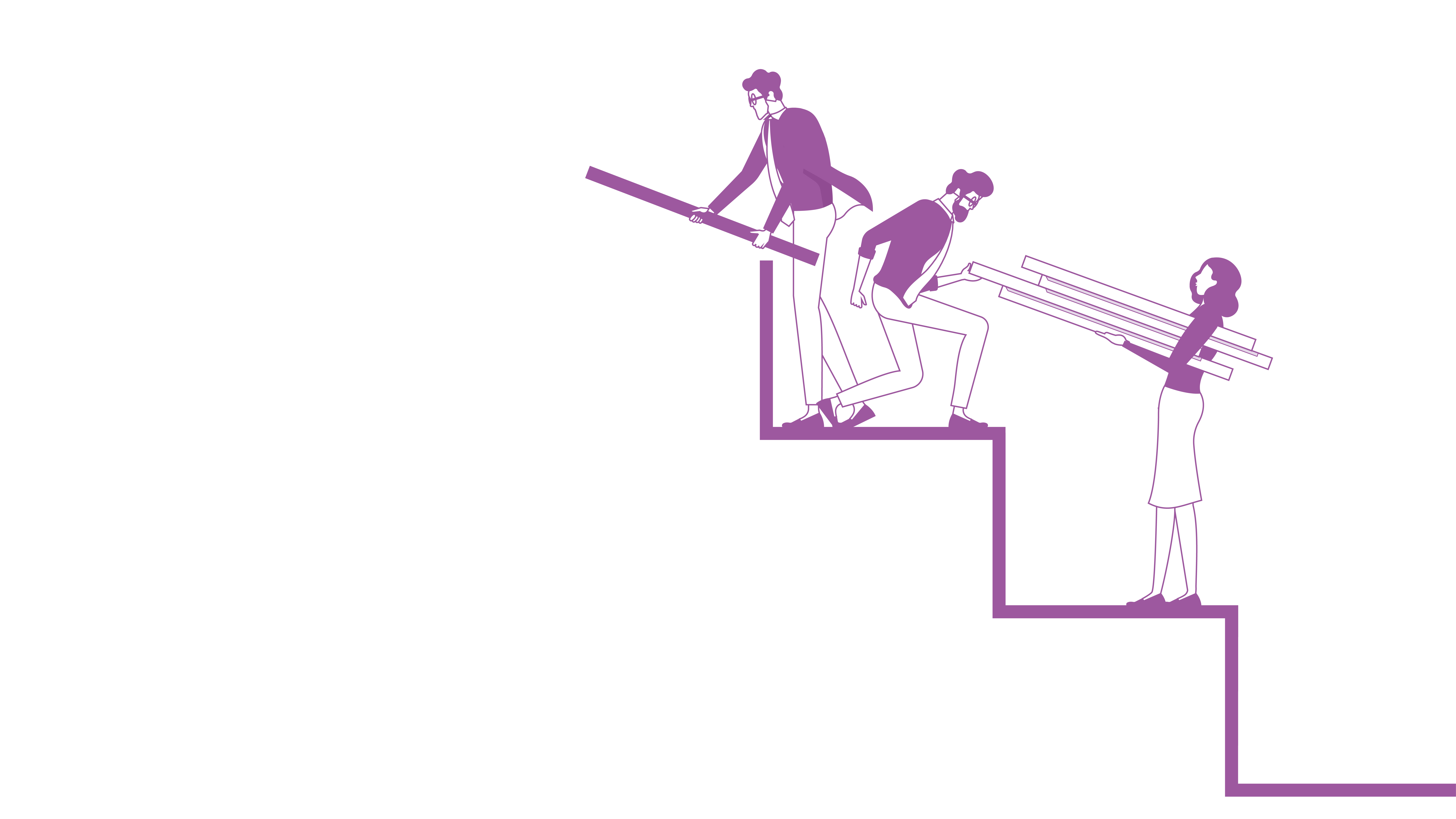 Step by step from the bottom up and everyone is allowed to participate the bottom up principle